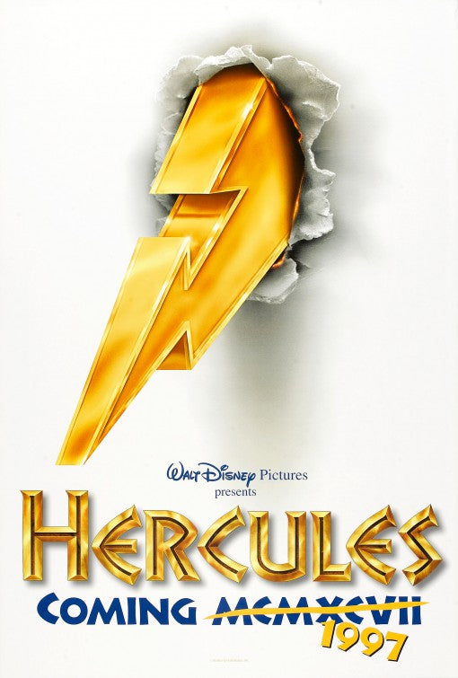 1000 piece jigsaw puzzle for the movie poster: Hercules (1997) ver13