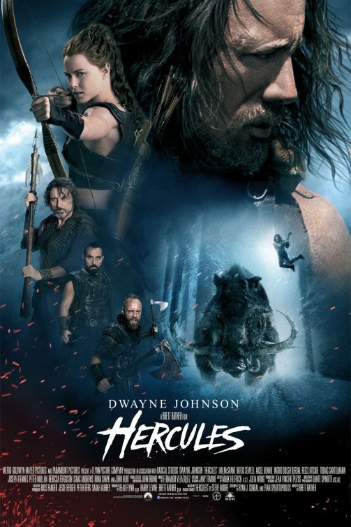 1000 piece jigsaw puzzle for the movie poster: Hercules (2014) ver7