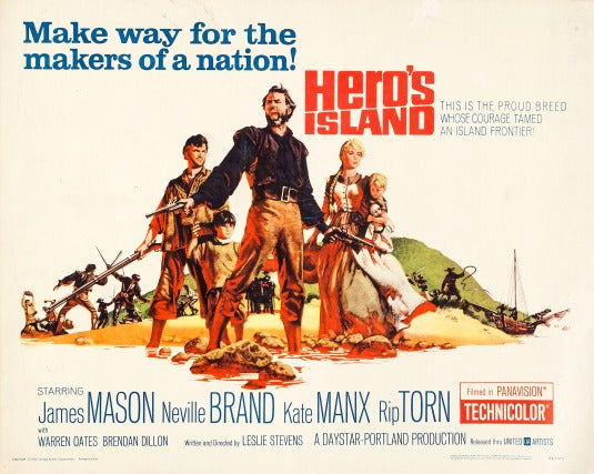 the movie poster: Hero's Island (1962)