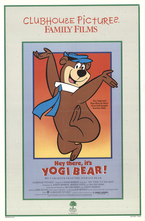 the movie poster: Hey There, It's Yogi Bear (1964)