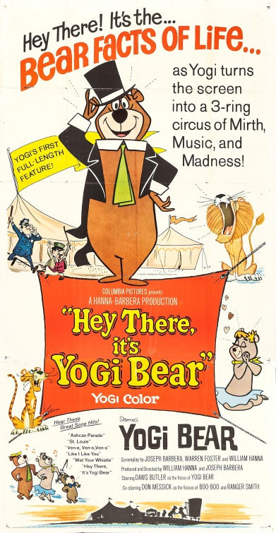 1000 piece jigsaw puzzle for the movie poster: Hey There, It's Yogi Bear (1964) ver3