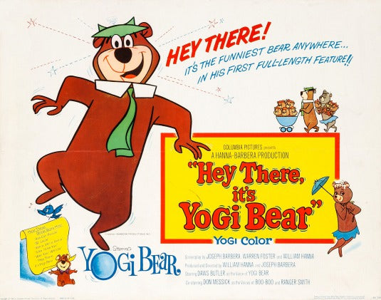 1000 piece jigsaw puzzle for the movie poster: Hey There, It's Yogi Bear (1964) ver4