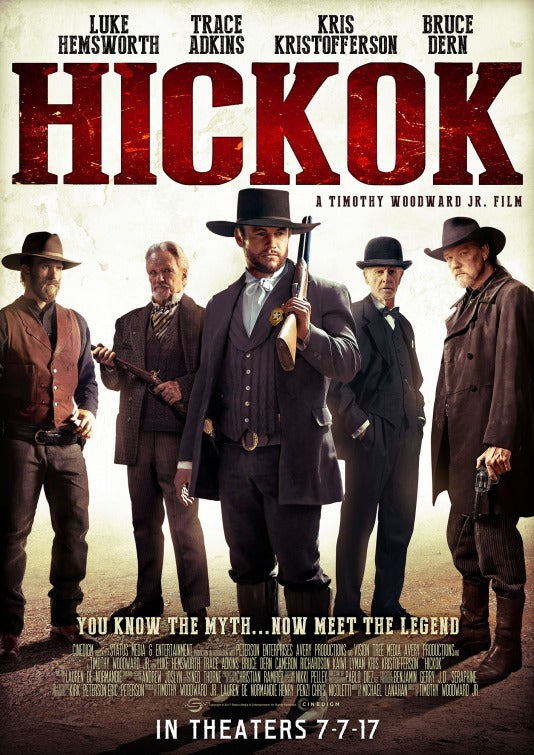 1000 piece jigsaw puzzle for the movie poster: Hickok (2017)