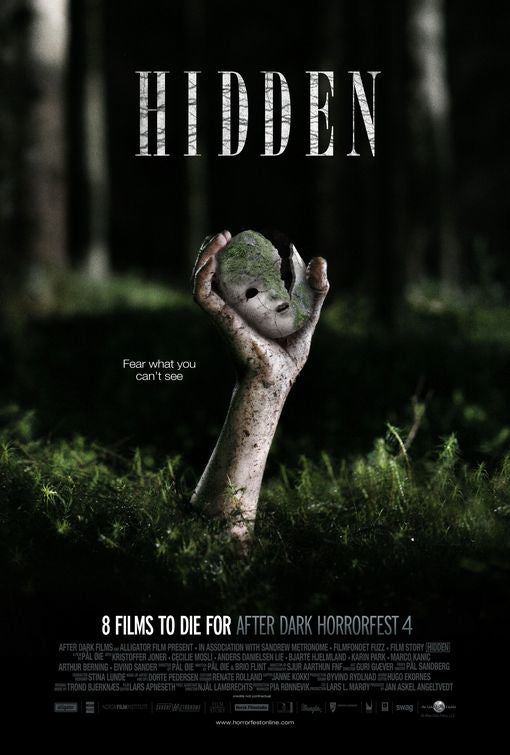 1000 piece jigsaw puzzle for the movie poster: Hidden (2010)