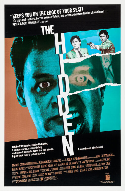 1000 piece jigsaw puzzle for the movie poster: The Hidden (1987)