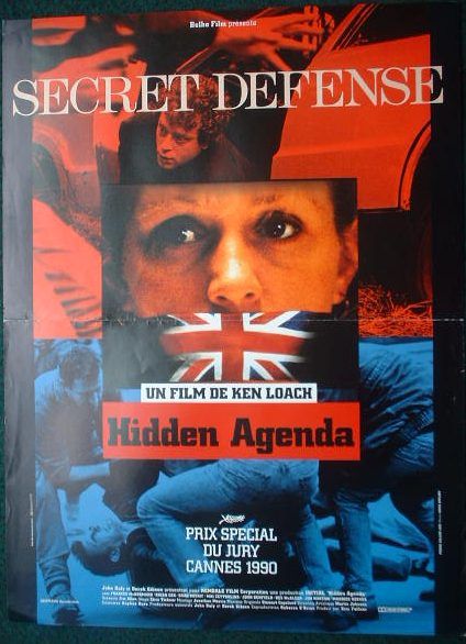 the movie poster: Hidden Agenda (1990) ver2