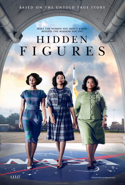 1000 piece jigsaw puzzle for the movie poster: Hidden Figures (2016)