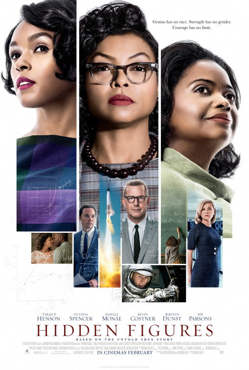 1000 piece jigsaw puzzle for the movie poster: Hidden Figures (2016) ver2