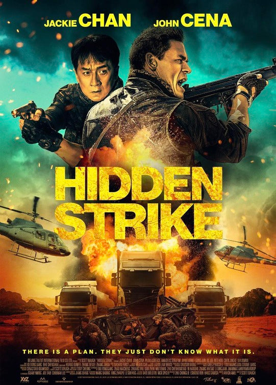 1000 piece jigsaw puzzle for the movie poster: Hidden Strike (2023)