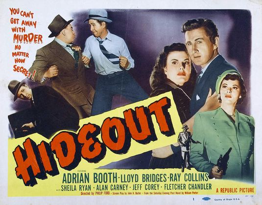 the movie poster: Hideout (1949)
