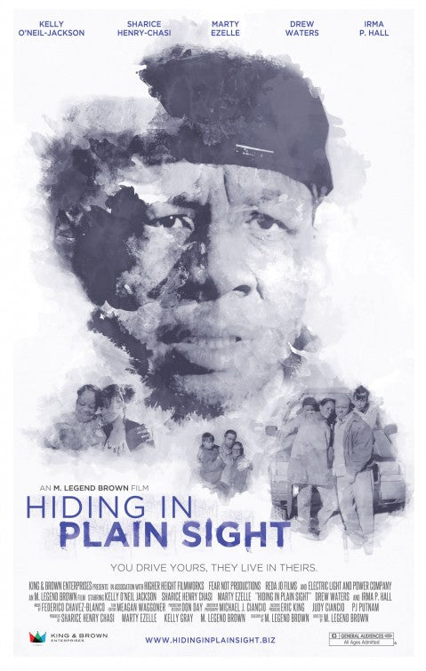 1000 piece jigsaw puzzle for the movie poster: Hiding in Plain Sight (2012)
