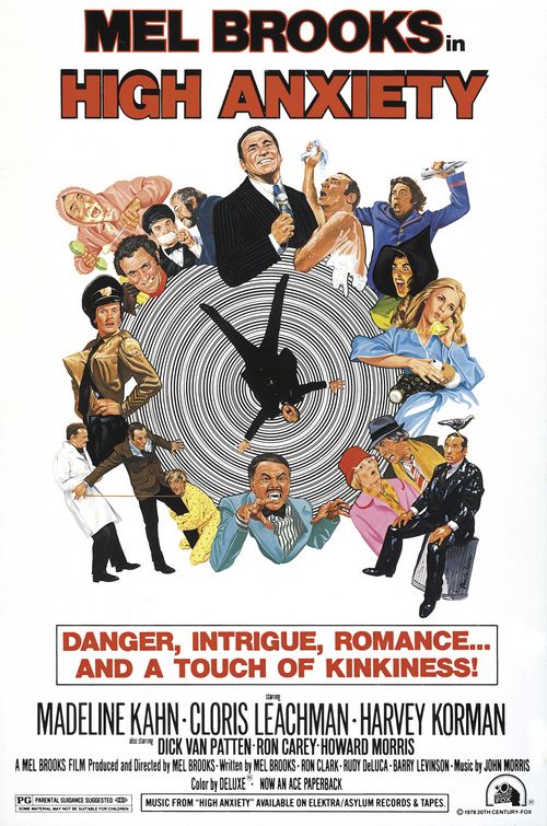 the movie poster: High Anxiety (1977) ver2