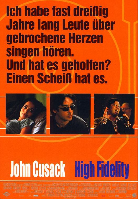the movie poster: High Fidelity (2000) ver5