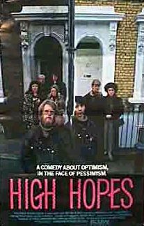the movie poster: High Hopes (1989)