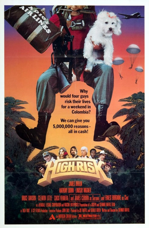1000 piece jigsaw puzzle for the movie poster: High Risk (1981)