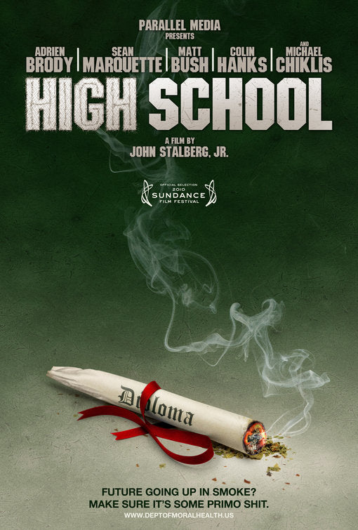 1000 piece jigsaw puzzle for the movie poster: High School (2012)