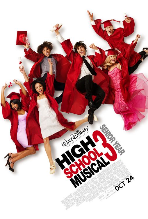 the movie poster: High School Musical 3: Senior Year (2008)