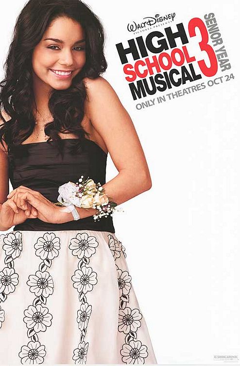 the movie poster: High School Musical 3: Senior Year (2008) ver2