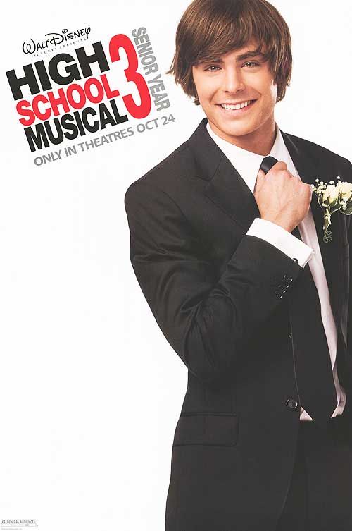 the movie poster: High School Musical 3: Senior Year (2008) ver3
