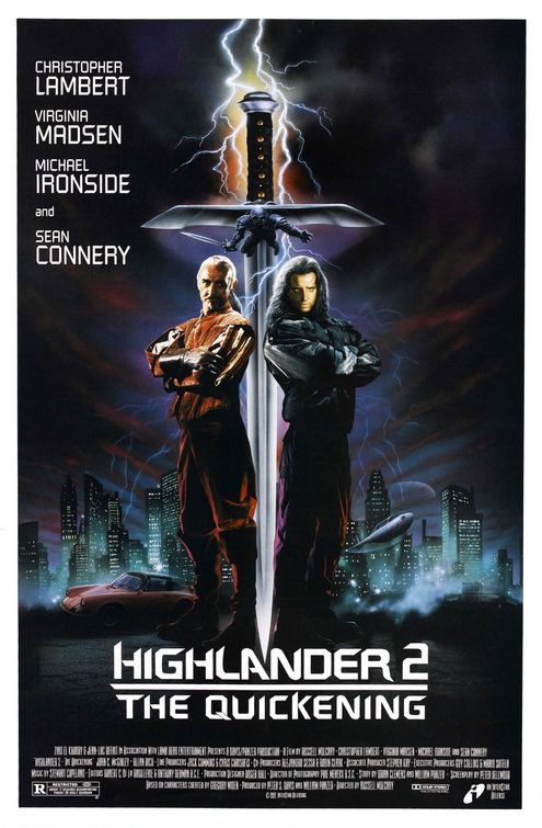 the movie poster: Highlander II: The Quickening (1991)