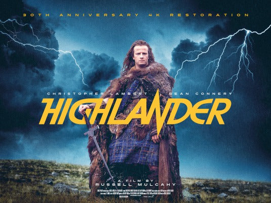 1000 piece jigsaw puzzle for the movie poster: Highlander (1986) ver3
