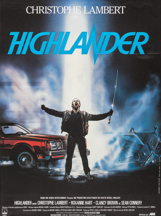 1000 piece jigsaw puzzle for the movie poster: Highlander (1986) ver4