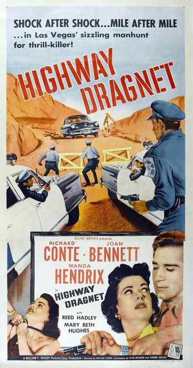 the movie poster: Highway Dragnet (1954)