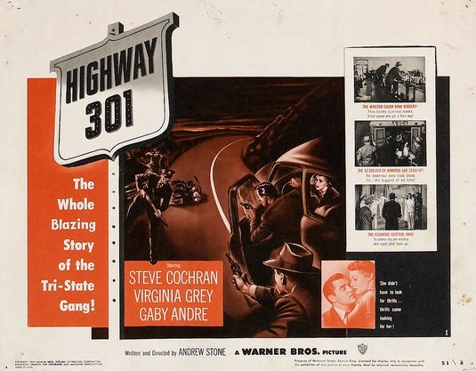the movie poster: Highway 301 (1950) ver2
