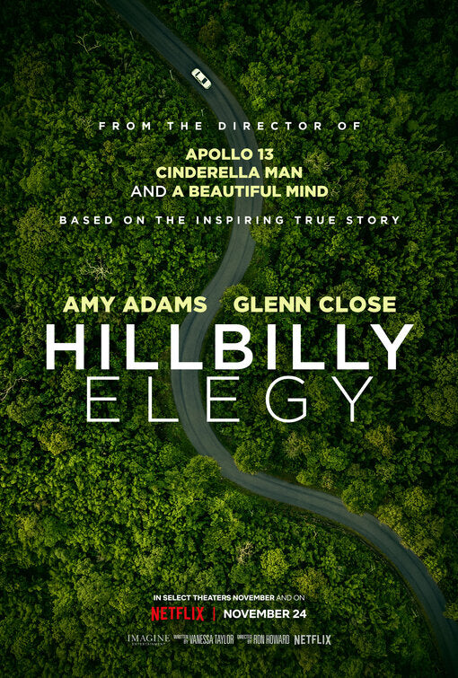 1000 piece jigsaw puzzle for the movie poster: Hillbilly Elegy (2020)