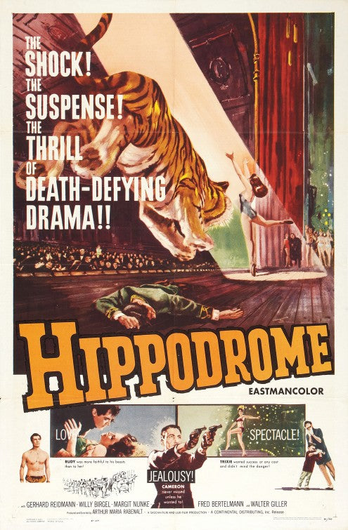 1000 piece jigsaw puzzle for the movie poster: Hippodrome (1959)