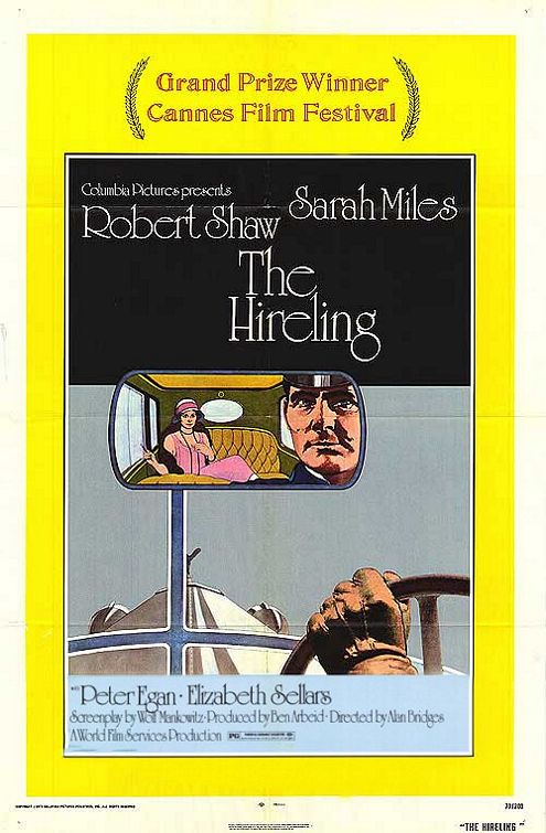 the movie poster: The Hireling (1973)