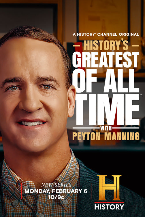 1000 piece jigsaw puzzle for tv poster: History's Greatest of All-Time with Peyton Manning