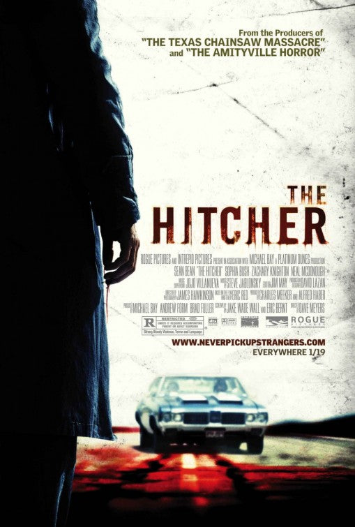 the movie poster: The Hitcher (2007)