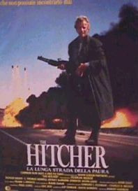 the movie poster: The Hitcher (1986) ver2