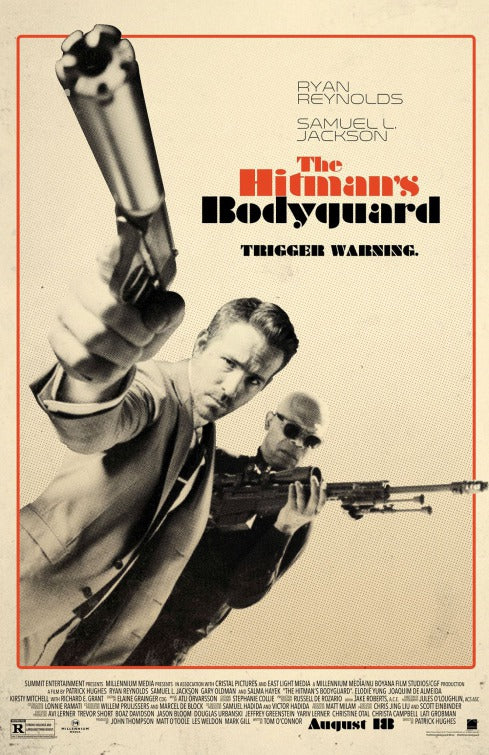 1000 piece jigsaw puzzle for the movie poster: The Hitman's Bodyguard (2017) ver9