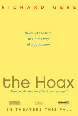 the movie poster: The Hoax (2007)