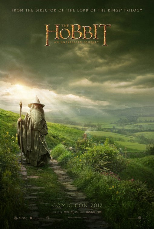 1000 piece jigsaw puzzle for the movie poster: The Hobbit: An Unexpected Journey (2012) ver2