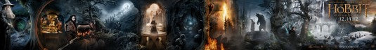 1000 piece jigsaw puzzle for the movie poster: The Hobbit: An Unexpected Journey (2012) ver3