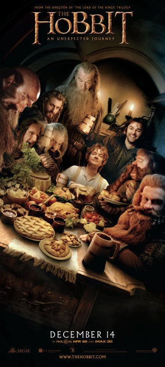 1000 piece jigsaw puzzle for the movie poster: The Hobbit: An Unexpected Journey (2012) ver30