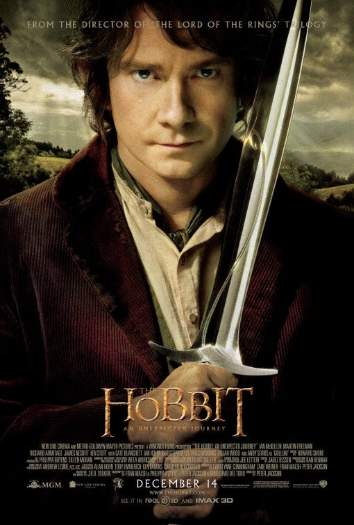 1000 piece jigsaw puzzle for the movie poster: The Hobbit: An Unexpected Journey (2012) ver4