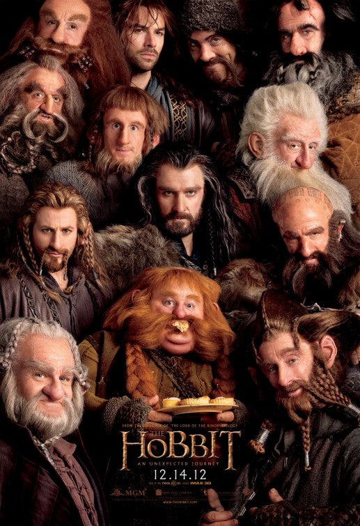 1000 piece jigsaw puzzle for the movie poster: The Hobbit: An Unexpected Journey (2012) ver5
