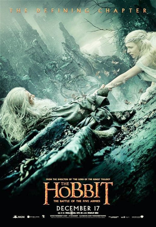 1000 piece jigsaw puzzle for the movie poster: The Hobbit: The Battle of the Five Armies (2014) ver14