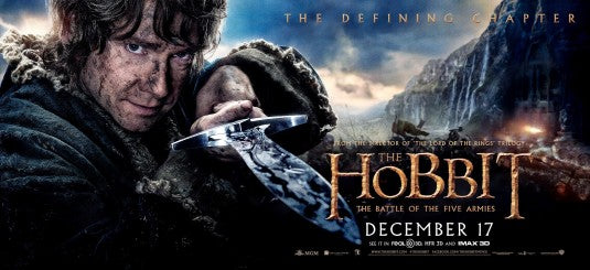 1000 piece jigsaw puzzle for the movie poster: The Hobbit: The Battle of the Five Armies (2014) ver20