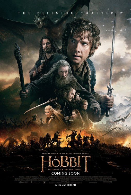 1000 piece jigsaw puzzle for the movie poster: The Hobbit: The Battle of the Five Armies (2014) ver21