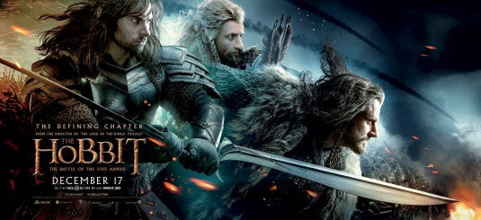 1000 piece jigsaw puzzle for the movie poster: The Hobbit: The Battle of the Five Armies (2014) ver25