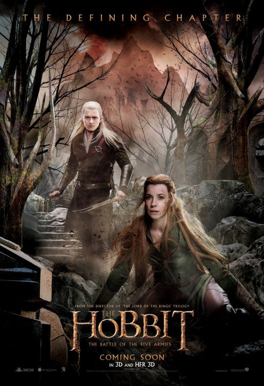 1000 piece jigsaw puzzle for the movie poster: The Hobbit: The Battle of the Five Armies (2014) ver28