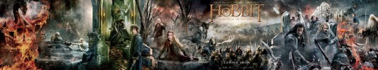 1000 piece jigsaw puzzle for the movie poster: The Hobbit: The Battle of the Five Armies (2014) ver3
