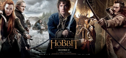 1000 piece jigsaw puzzle for the movie poster: The Hobbit: The Desolation of Smaug (2013) ver22