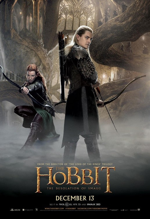 1000 piece jigsaw puzzle for the movie poster: The Hobbit: The Desolation of Smaug (2013) ver26