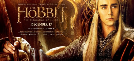 1000 piece jigsaw puzzle for the movie poster: The Hobbit: The Desolation of Smaug (2013) ver3